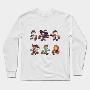 Trick Or Treat Kids Long Sleeve T-Shirt